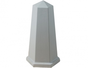 Столб бетонный, шестигранный, окрашенный СтБ - 01